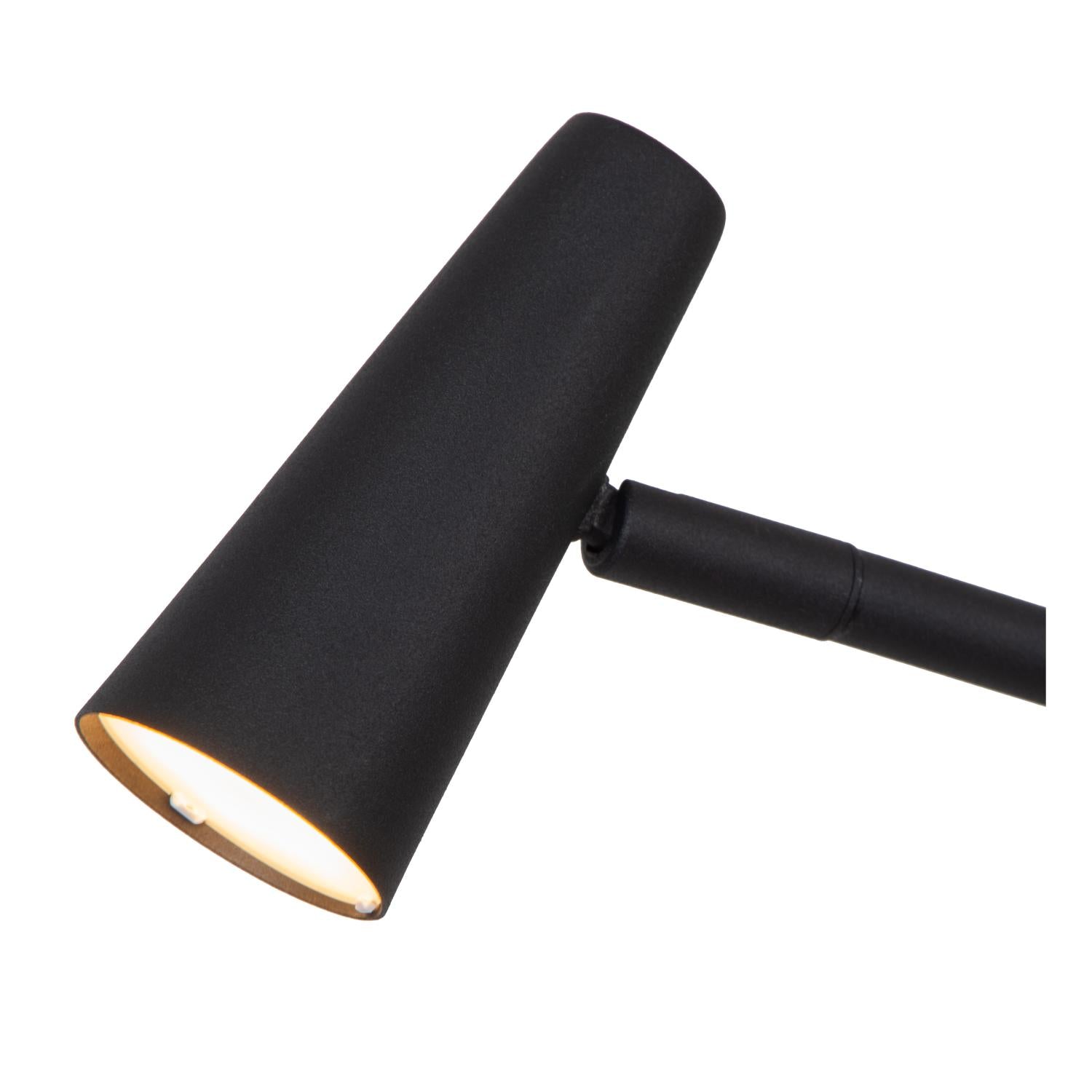 STIRLING - Rechargeable floor lamp - Battery - LED 3 StepDim - 1x3W 2700K - Black