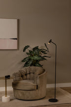 STIRLING - Rechargeable floor lamp - Battery - LED 3 StepDim - 1x3W 2700K - Black