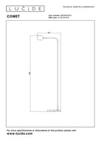 COMET - Rechargeable floor lamp - Battery - LED 3 StepDim - 1x3W 2700K - White