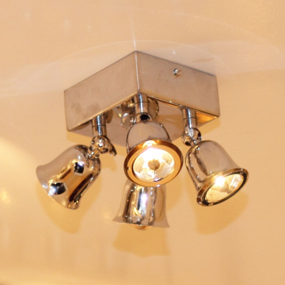 Spot en saillie Fleure On Square Base 4L, chrome