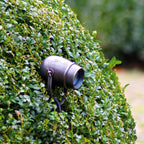Spot de sol d'extérieur Micro ON PIN, nickel brossé