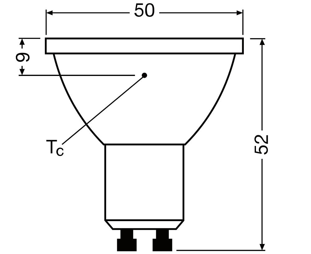 Ledvance LED Spot GU10 100W
