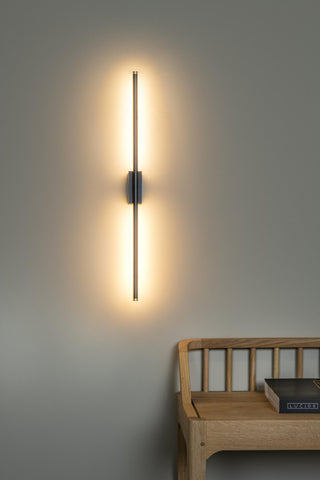 MARNIK - Applique murale - LED Dimmable - CCT - 1x13W 2700K/4000K - Capteur gestuel - Noir