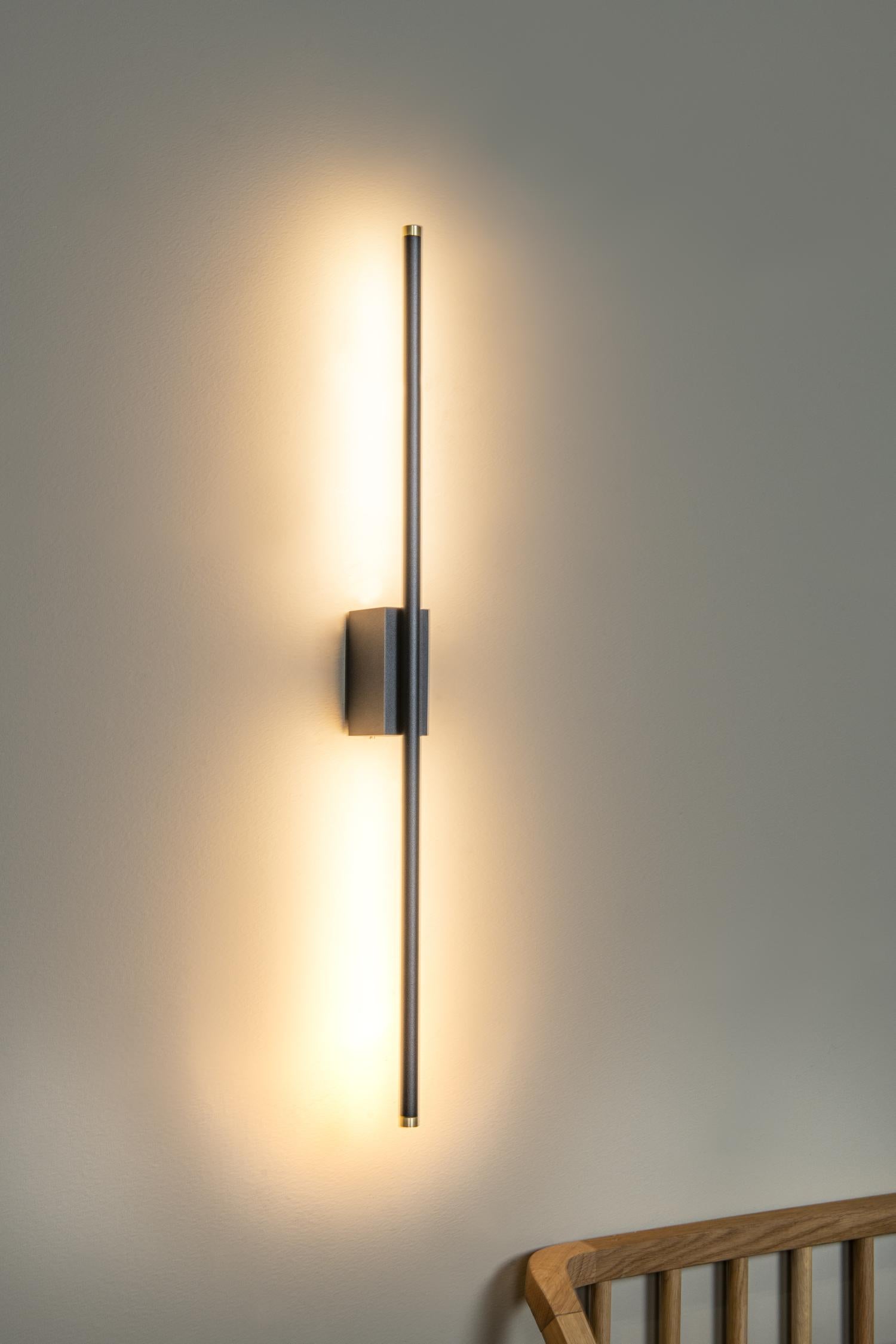 MARNIK - Wandlamp - LED Dimb. - CCT - 1x13W 2700K/4000K - Handbewegingssensor - Zwart