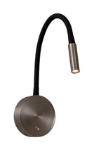 ASJA - Oplaadbare Wandspot / Wandlamp - Accu/Batterij - LED 3 StepDim - 1x3W 2700K - Grijs ijzer
