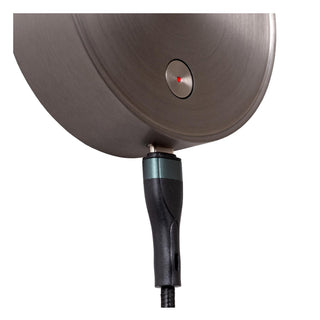 ASJA - Oplaadbare Wandspot / Wandlamp - Accu/Batterij - LED 3 StepDim - 1x3W 2700K - Grijs ijzer