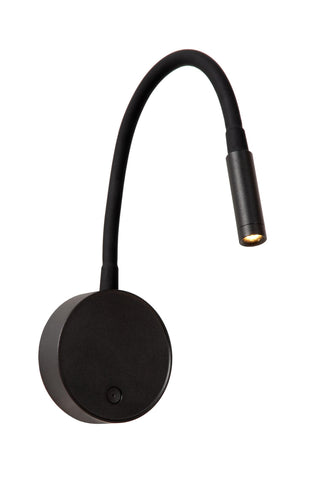 ASJA - Spot/applique murale rechargeable - Batterie - LED 3 StepDim - 1x3W 2700K - Noir