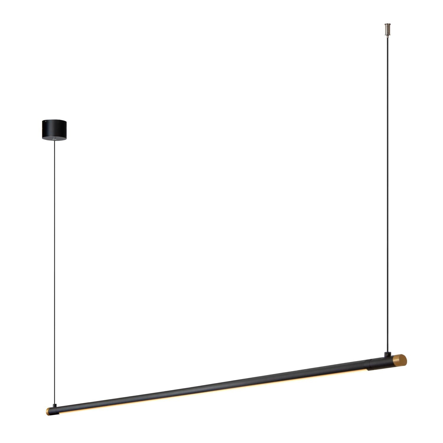 MARNIK - Pendant light - Ø 2,5 cm - LED Dimmable - CCT - 1x22W 2700K/4000K - Hand motion sensor - Black