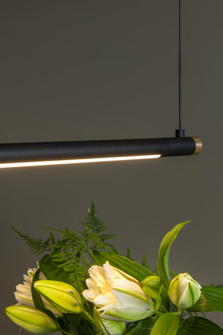 MARNIK - Pendant light - Ø 2,5 cm - LED Dimmable - CCT - 1x22W 2700K/4000K - Hand motion sensor - Black