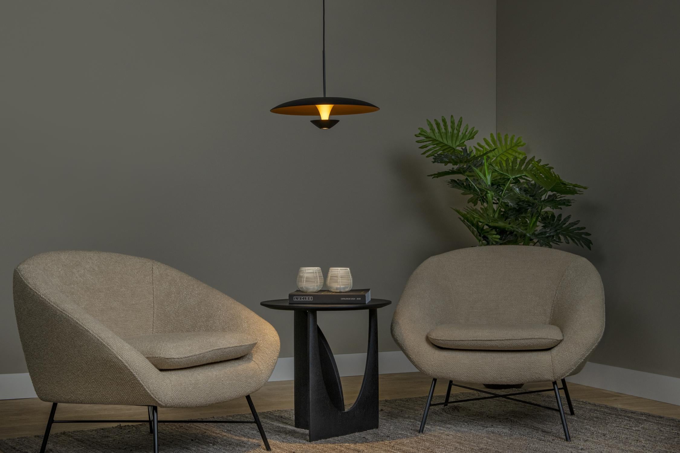 KENNETH - Hanglamp - Ø 40 cm - LED Dimb. - 1x12W 2700K - Zwart
