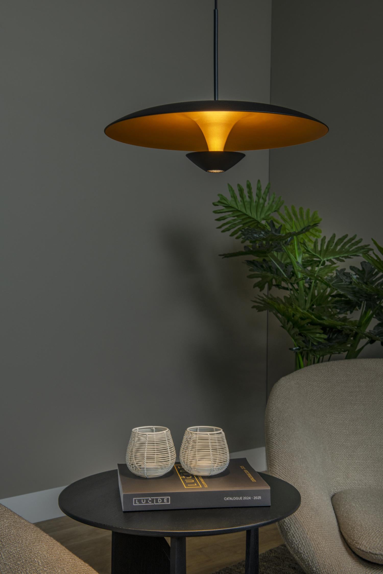 KENNETH - Hanglamp - Ø 40 cm - LED Dimb. - 1x12W 2700K - Zwart