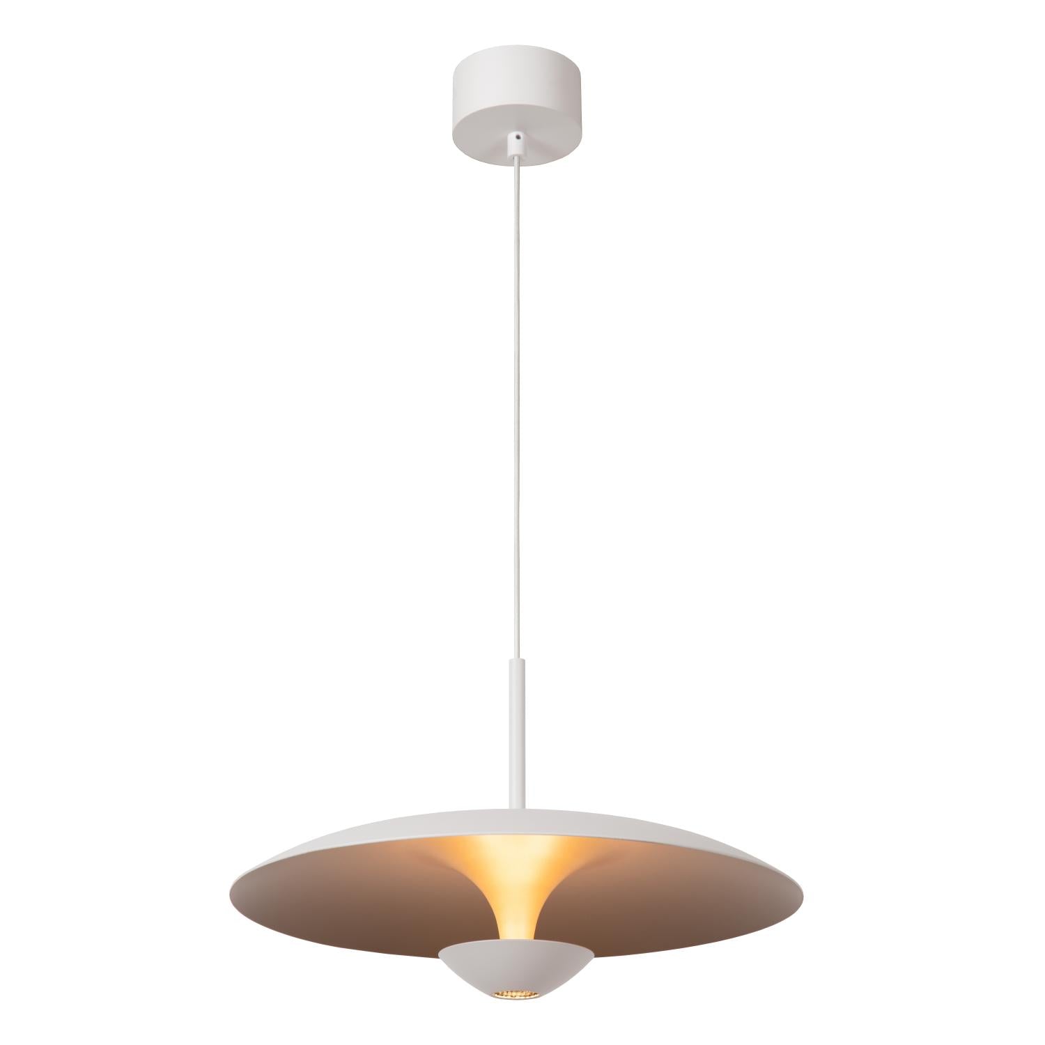 KENNETH - Pendant light - Ø 40 cm - LED Dimmable - 1x12W 2700K - White