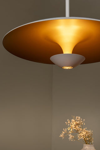 KENNETH - Pendant light - Ø 40 cm - LED Dimmable - 1x12W 2700K - White