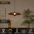 KENNETH - Hanglamp - Ø 60 cm - LED Dimb. - 1x16W 2700K - Zwart