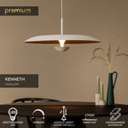 KENNETH - Hanglamp - Ø 60 cm - LED Dimb. - 1x16W 2700K - Wit