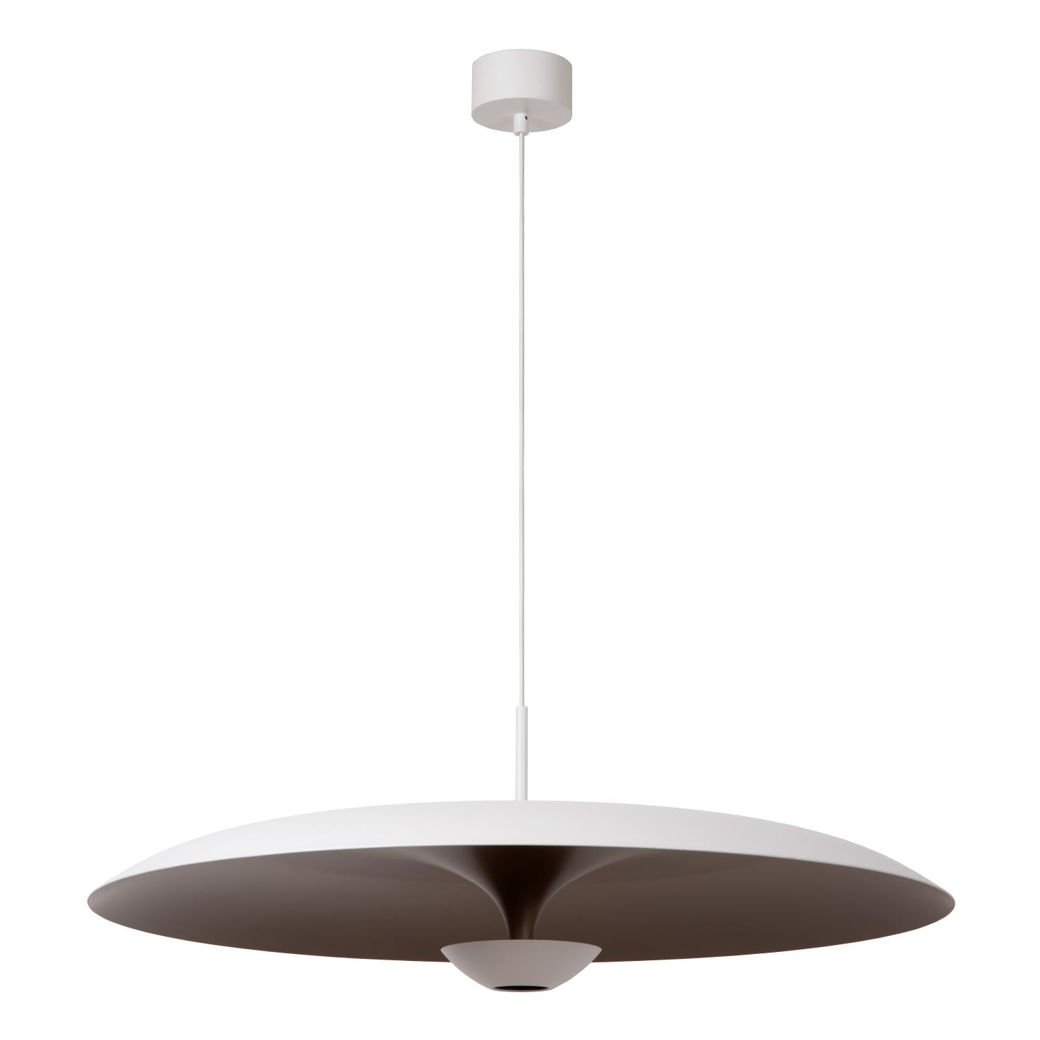 KENNETH - Suspension - Ø 80 cm - LED Dimmable - 1x22W 2700K - Blanc