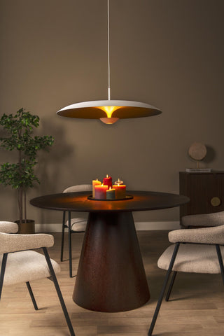 KENNETH - Suspension - Ø 80 cm - LED Dimmable - 1x22W 2700K - Blanc