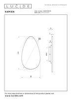 KAMIEN - Wall light - LED - 1x6W 2700K - White