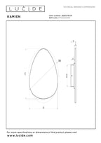 KAMIEN - Wandlamp - LED - 1x11W 2700K - Wit