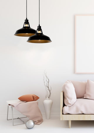 BRASSY-BIS - Suspension - Ø 31 cm - 1xE27 - Noir