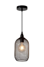 MESH - Hanglamp - Ø 15 cm - 1xE27 - Zwart
