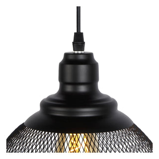 MESH - Hanglamp - Ø 22 cm - 1xE27 - Zwart