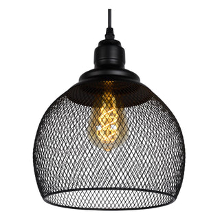MESH - Hanglamp - Ø 22 cm - 1xE27 - Zwart