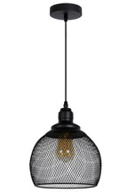 MESH - Hanglamp - Ø 22 cm - 1xE27 - Zwart