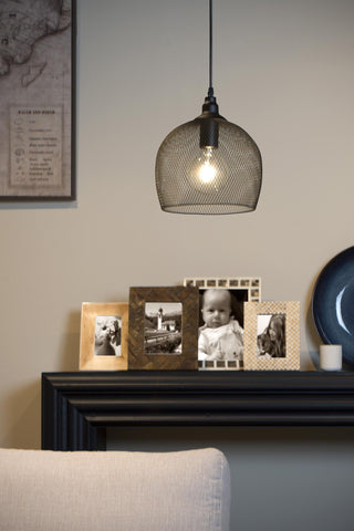 MESH - Hanglamp - Ø 22 cm - 1xE27 - Zwart