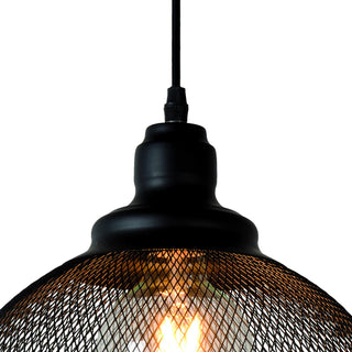 MESH - Hanglamp - Ø 28 cm - 1xE27 - Zwart