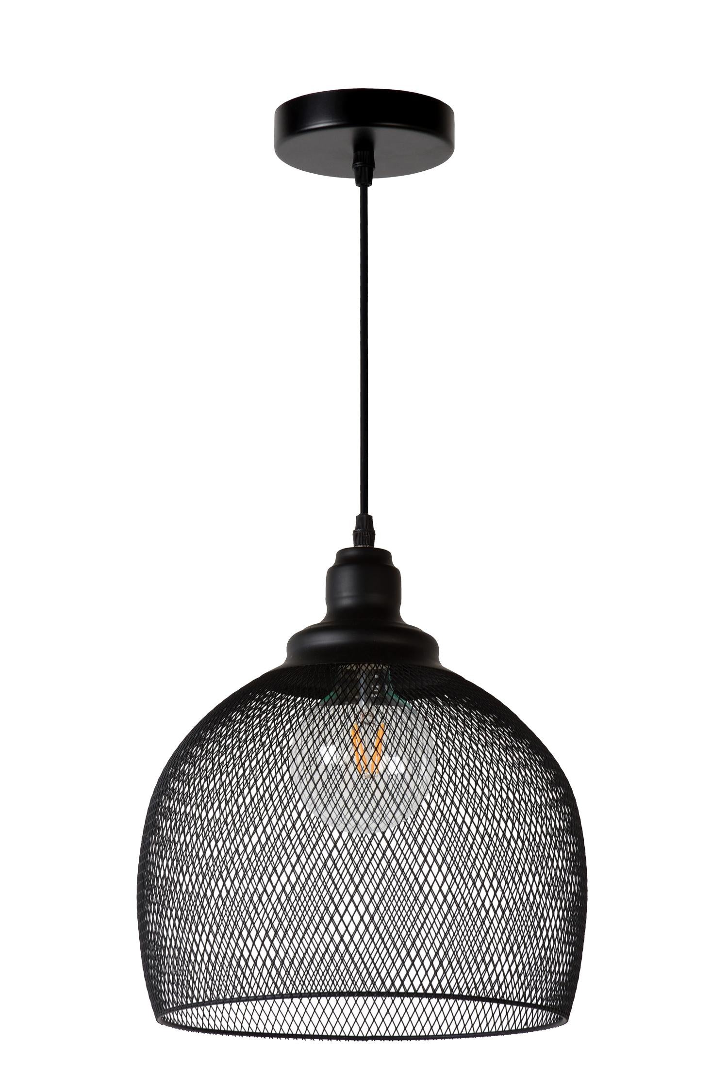 MESH - Hanglamp - Ø 28 cm - 1xE27 - Zwart
