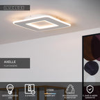 AXELLE - Plafonnière - LED 3 StepDim - 1x24W 2700K - Wit