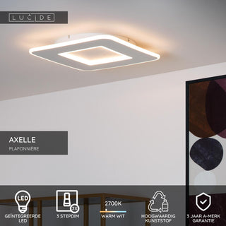 AXELLE - Plafonnière - LED 3 StepDim - 1x24W 2700K - Wit