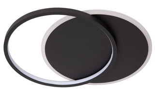 AXELLE - Plafonnier - Ø 29,5 cm - LED 3 StepDim - 1x24W 2700K - Noir