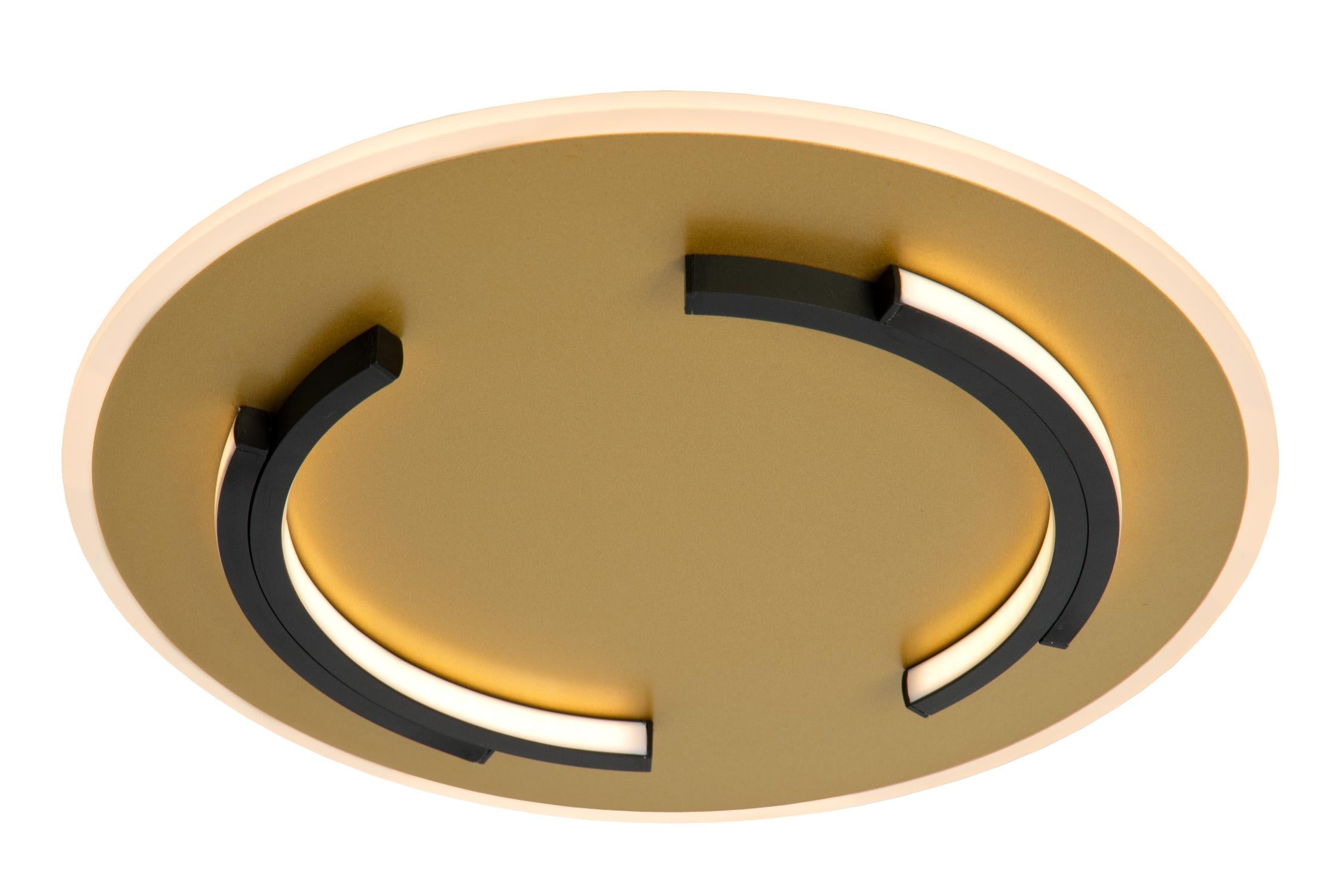 ANDREAS - Plafonnier - Ø 39,6 cm - LED - 1x30W 2700K - Or mat / Laiton