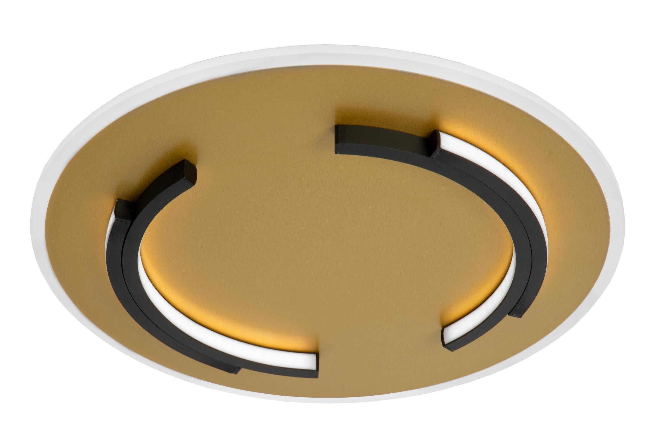 ANDREAS - Plafonnier - Ø 39,6 cm - LED - 1x30W 2700K - Or mat / Laiton