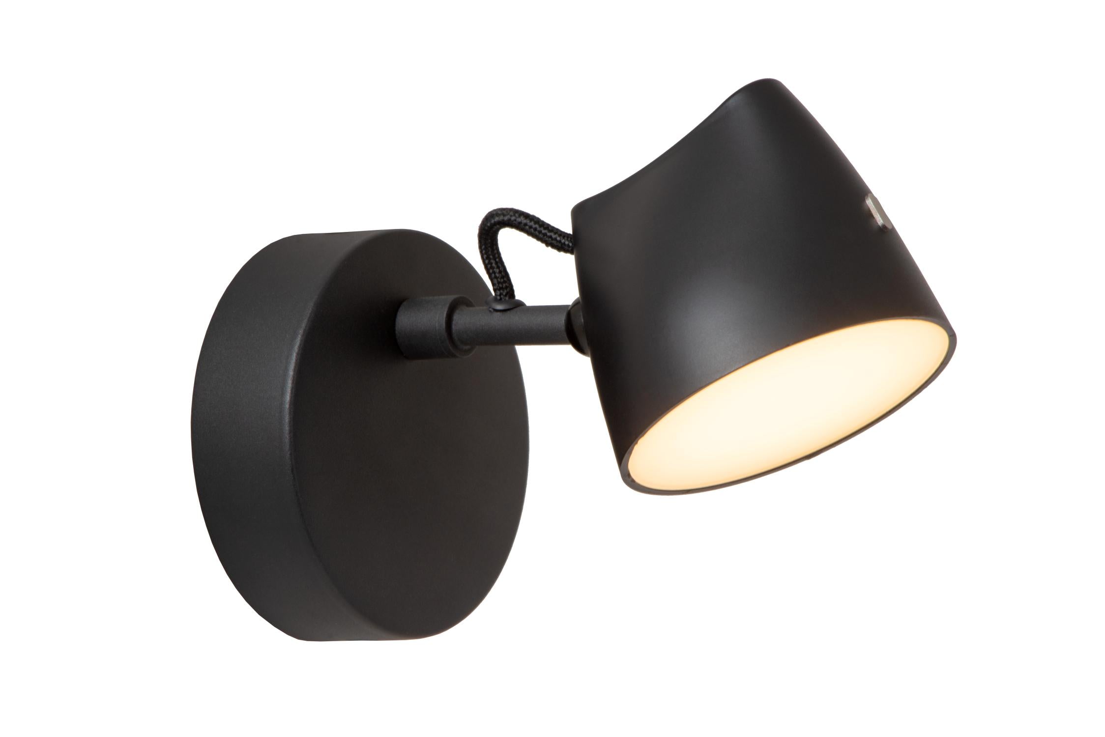 MILNE - Applique murale - LED Var. - 1x8W 2700K - Noir