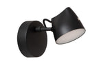 MILNE - Applique murale - LED Var. - 1x8W 2700K - Noir