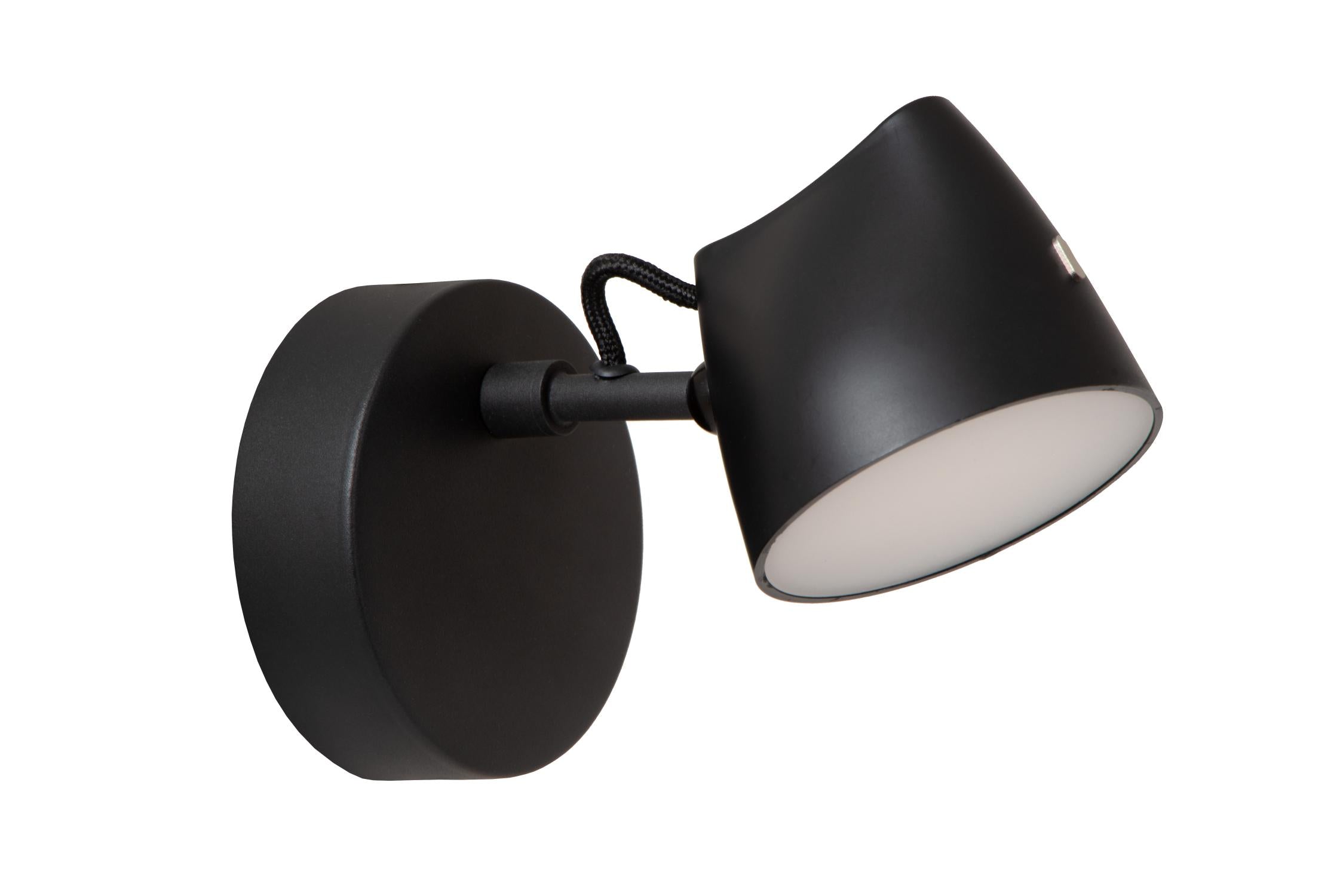 MILNE - Applique murale - LED Var. - 1x8W 2700K - Noir