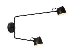 MILNE - Wall light - LED Dimmable - 2x8W 2700K - Black