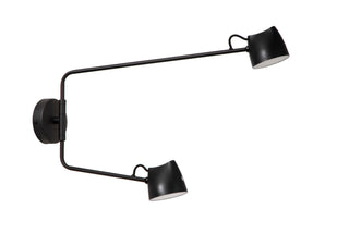 MILNE - Wall light - LED Dimmable - 2x8W 2700K - Black