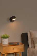GIAN - Applique murale - LED Var. - 1x9W 2700K - Noir