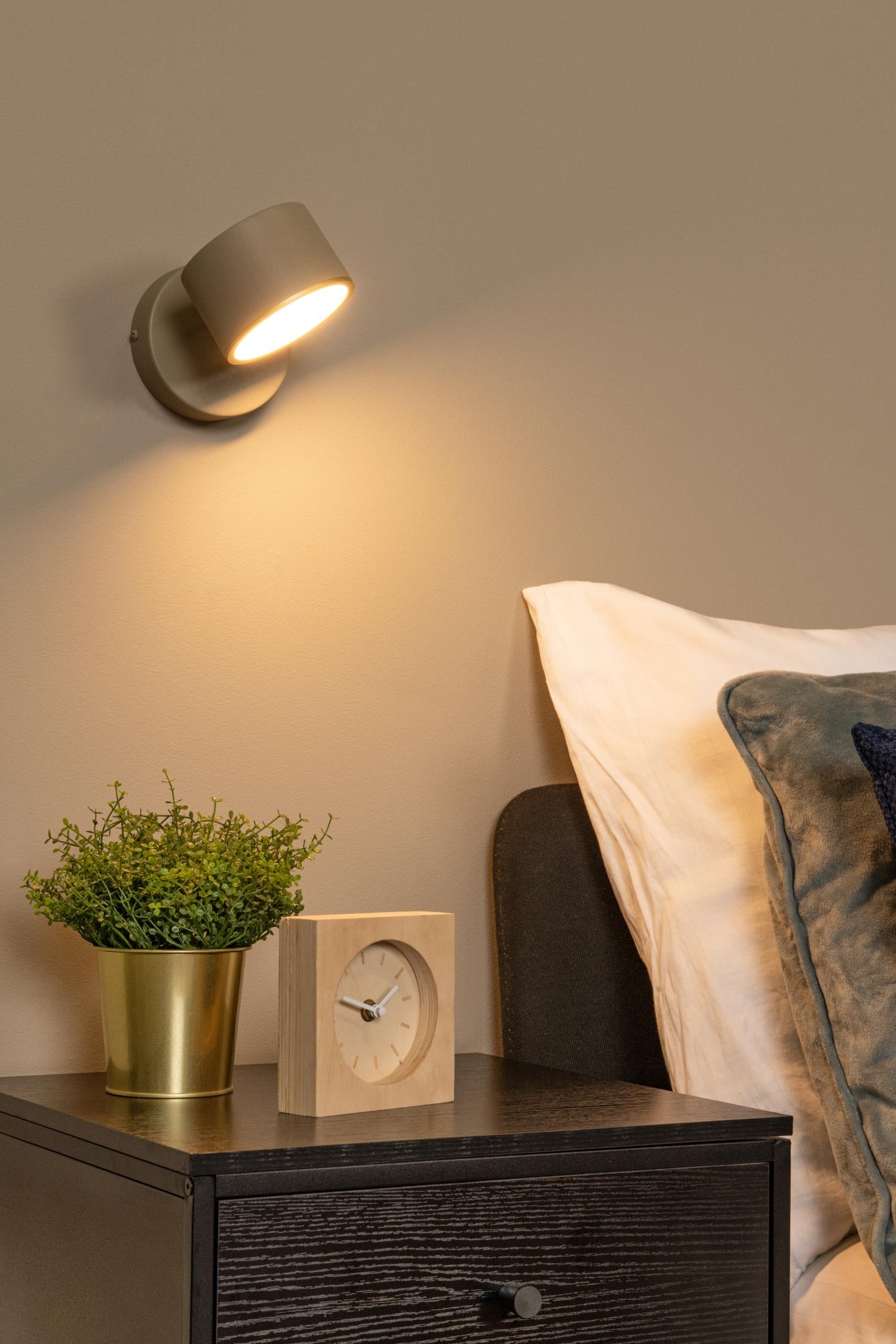 GIAN - Applique murale - LED Var. - 1x9W 2700K - Taupe