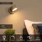 GIAN - Applique murale - LED Var. - 1x9W 2700K - Taupe
