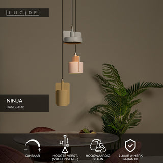 NINJA - Suspension - 3xE27 - Multicolore