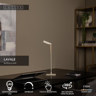 LAVALE - Lampe de bureau - LED Var. - 1x3W 2700K - Blanc