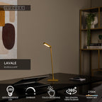 LAVALE - Lampe de bureau - LED Var. - 1x3W 2700K - Ocre