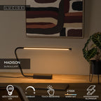 MADISON - Lampe de bureau - LED Var. - 1x6,5W 2700K - Noir
