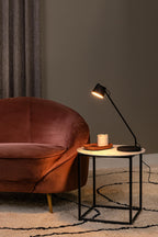 MILNE - Bureaulamp - LED Dimb. - 1x8W 2700K - Zwart