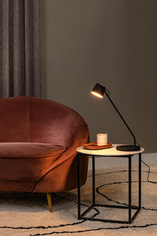 MILNE - Bureaulamp - LED Dimb. - 1x8W 2700K - Zwart